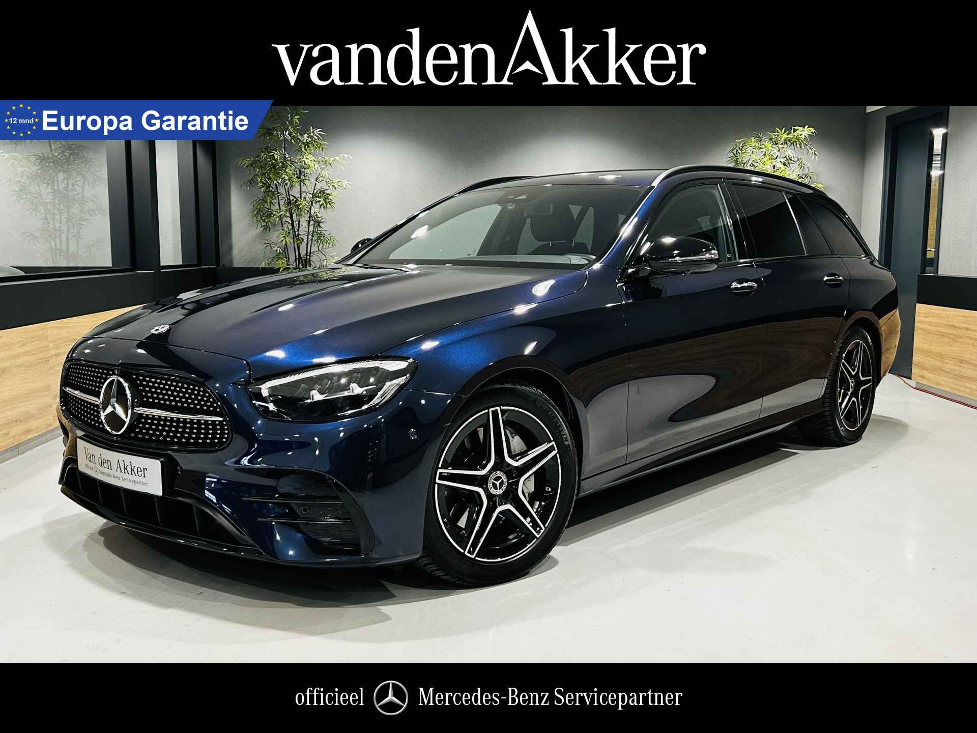 Mercedes-Benz E-Klasse Estate 200 AMG // Night pakket // 360 Camera // Keyless Entry // Sfeerverlichting // Leder // Alarm // Zwarte hemel